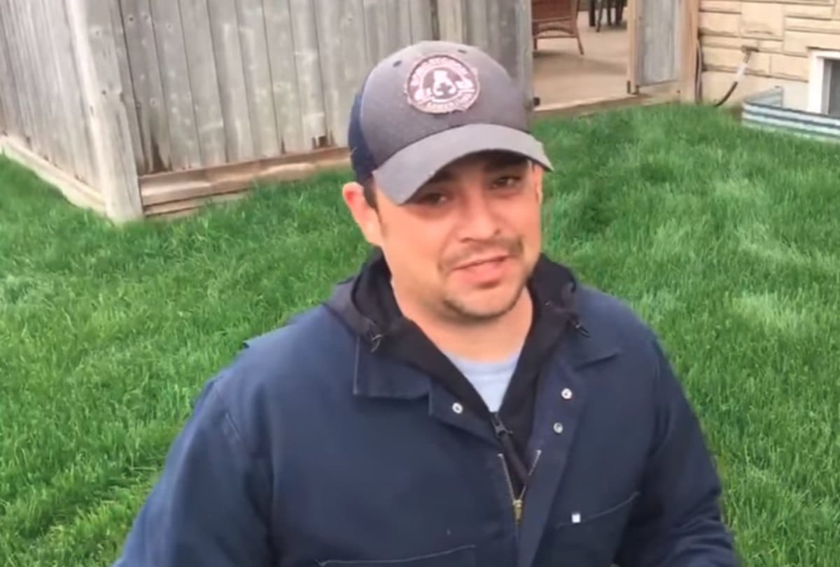 If you ever see this brown spot in your yard back away immediately and call for help