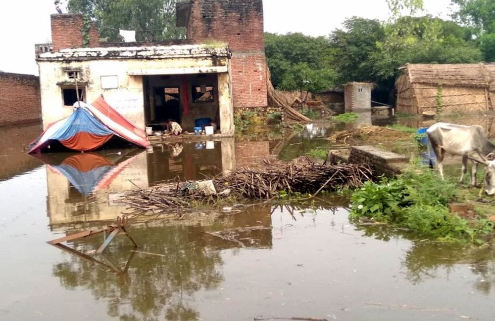 disease outbreak in flood affected area of kasganj