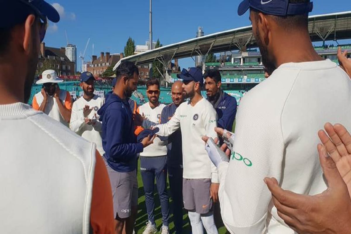 hanuma vihari made his test debute against england at oval