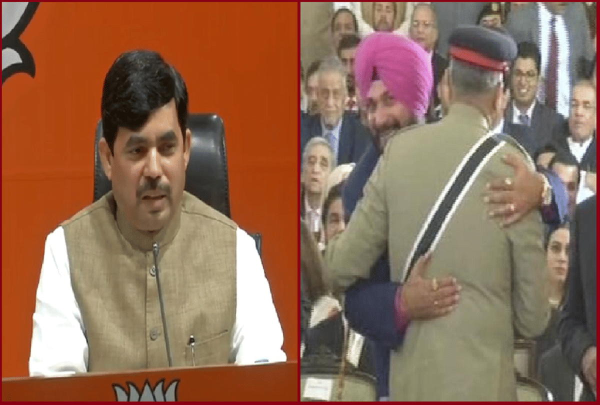Bjp slams Navjot Singh Sidhu for supporting pakistan general Bajwa comments