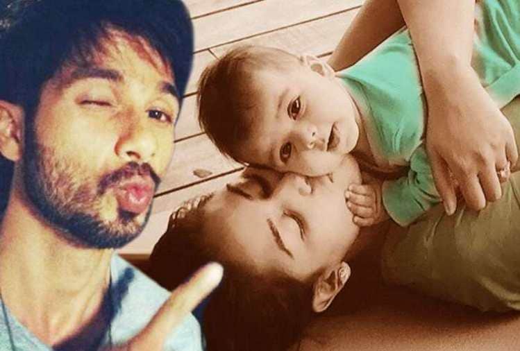 shahid kapoor revealed his son name on social media