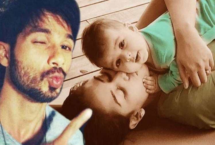 shahid kapoor revealed his son name on social media