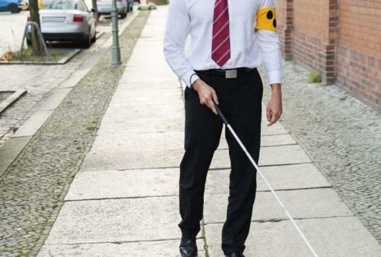 Smart stick created by students for blind in Ambala