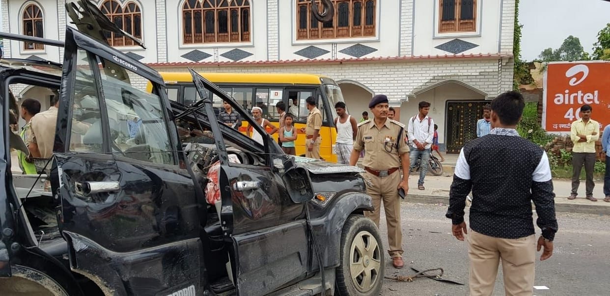 फैजाबाद में हुए हादसे में बाघनगर के दो युवकों की मौत