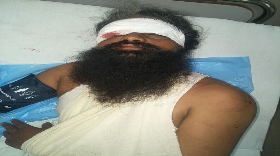 Referred the army man to Delhi Hospital, and filed report against four TTE men