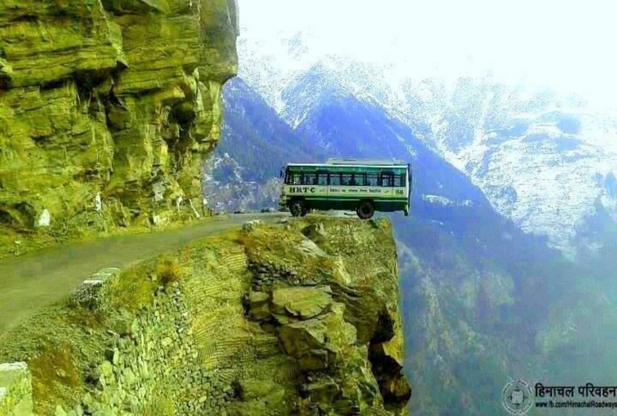 The fearless Female driver of himachal pradesh transport