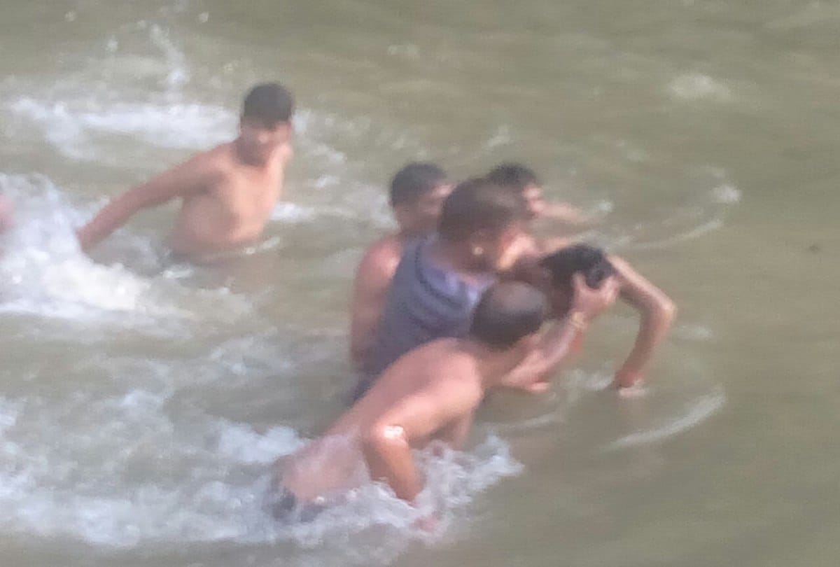 player died due to drown in khad at mandi