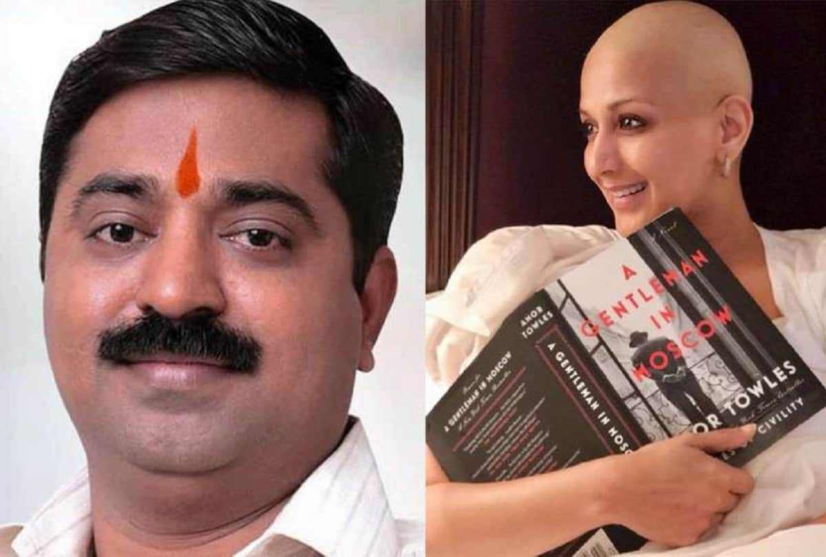 bjp mla ram kadam pays tribute to sonali bendre