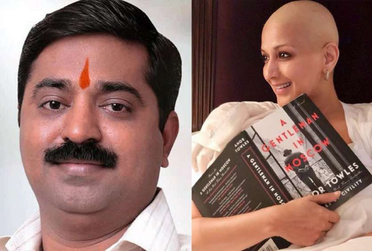 bjp mla ram kadam pays tribute to sonali bendre