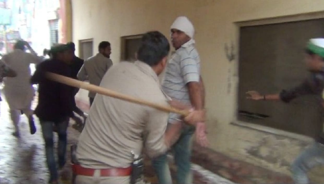 Lathi Charges on Bhikiyu Ambaat activists