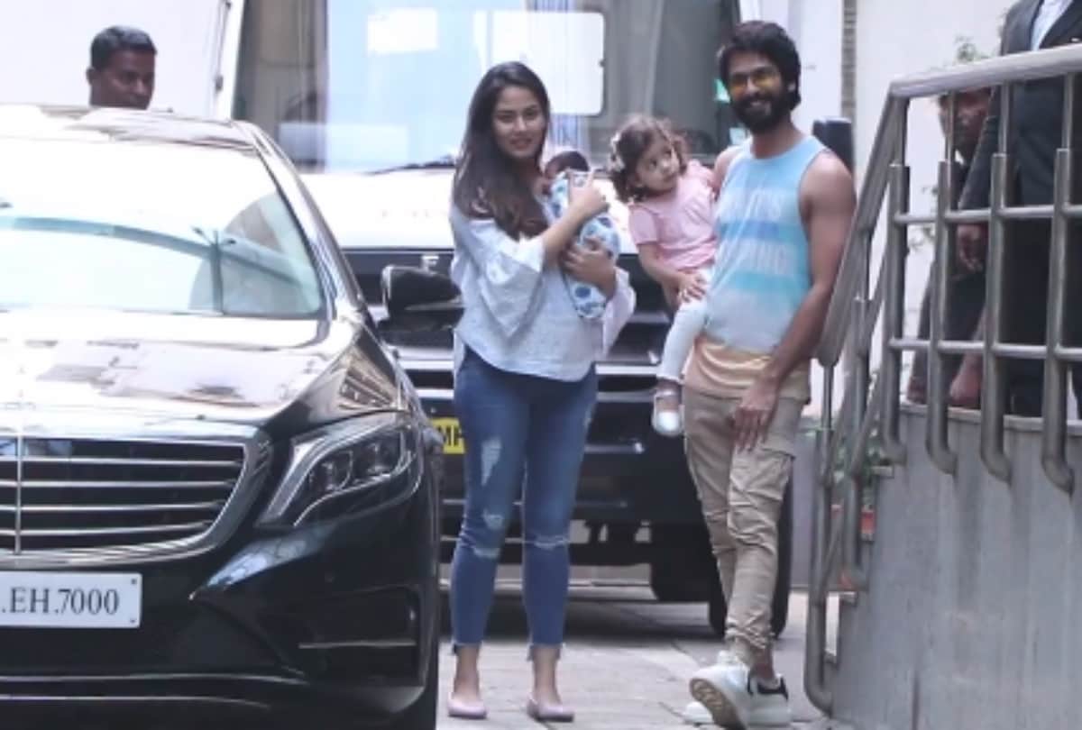 shahid kapoor and mira rajput son zain kapoor first picture