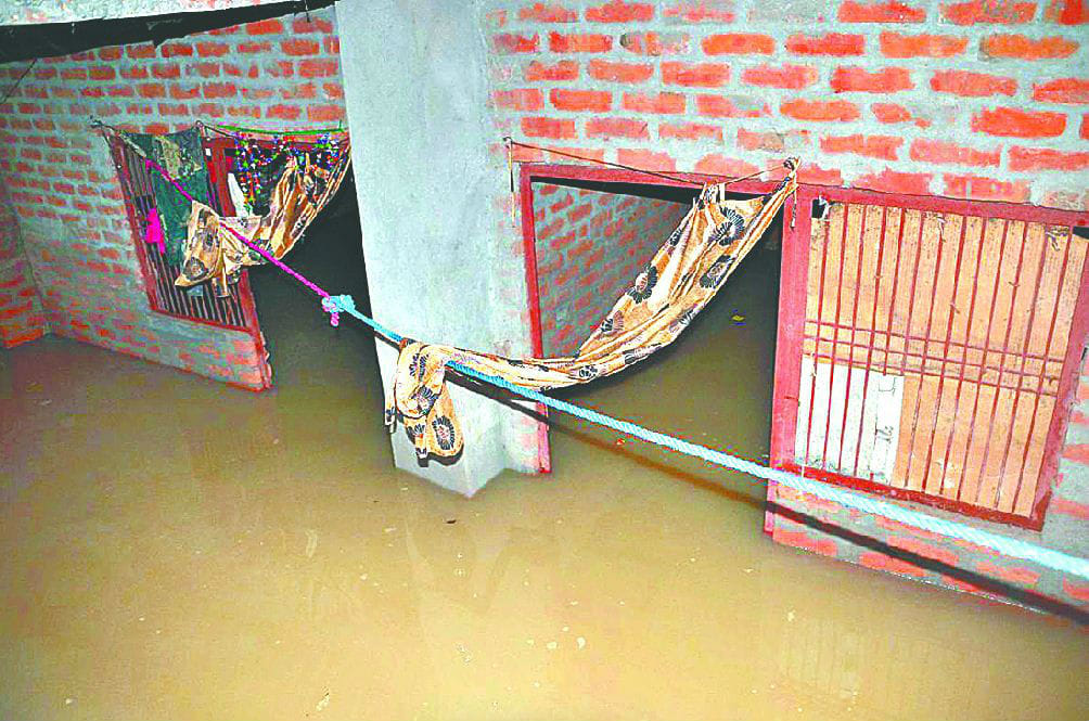 water logging in colonies of firozabad