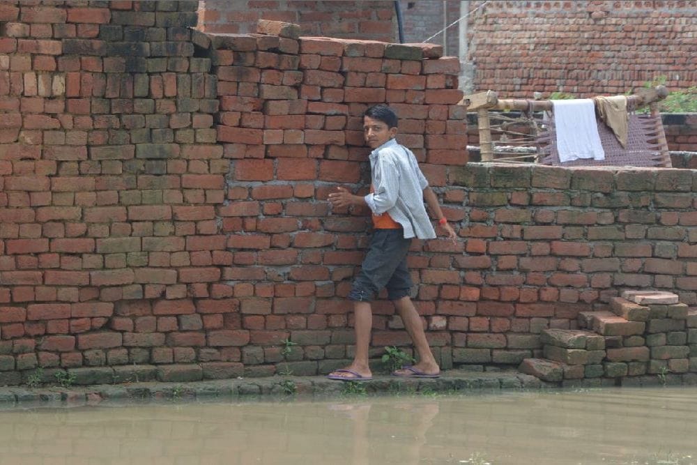 water logging in colonies of firozabad
