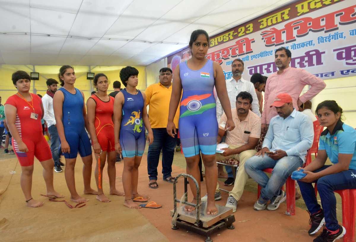 State level wrestling championship organised in varanasi