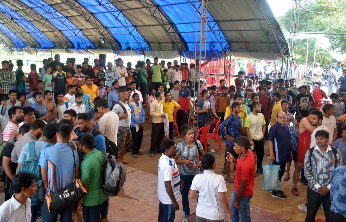 State level wrestling championship organised in varanasi