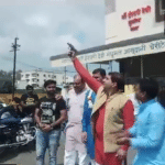 Harsh firing of two leaders of BJYM on birthday, viral on social media