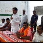 सभा को संबोधित करते राज्यमंत्री अनिल राजभर।