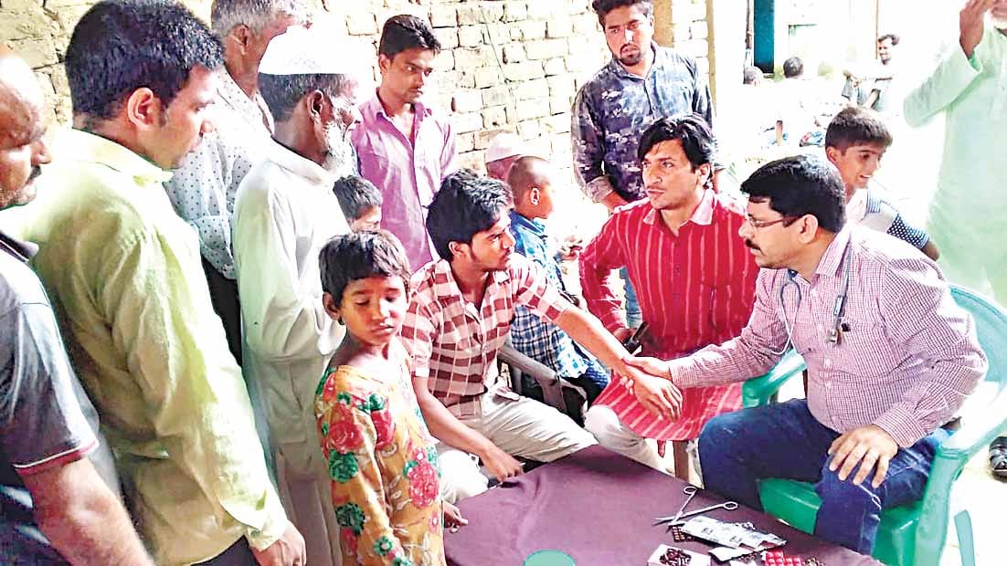 more than 800 people sick in 5 vilages