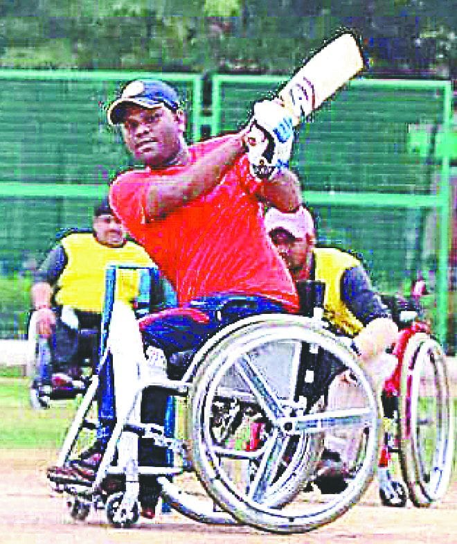handicap Cricketer will show talent in Pakistan