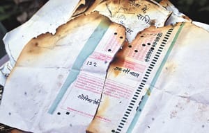 Teachers recruited the copies of the examination regulatory office