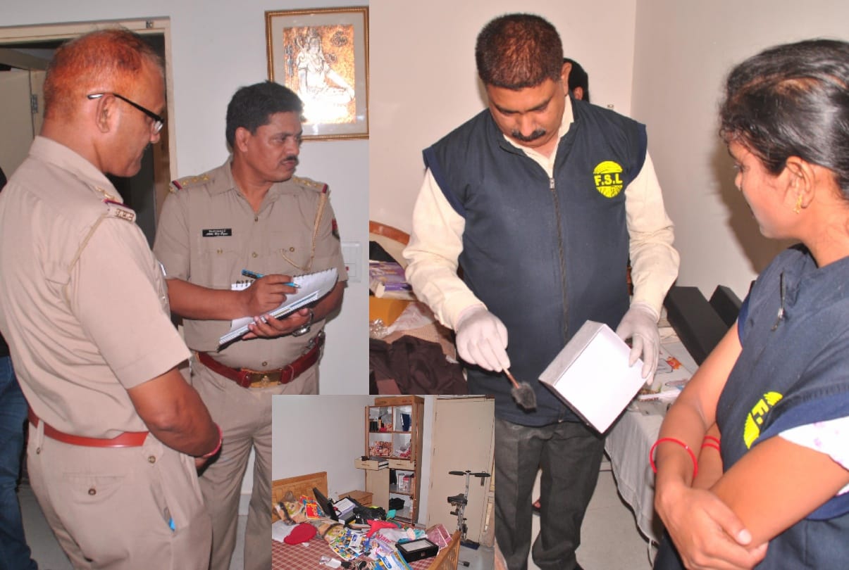 UP: Robbers scraped the house and robbed worth one crore after eating fruits and bread from fridge