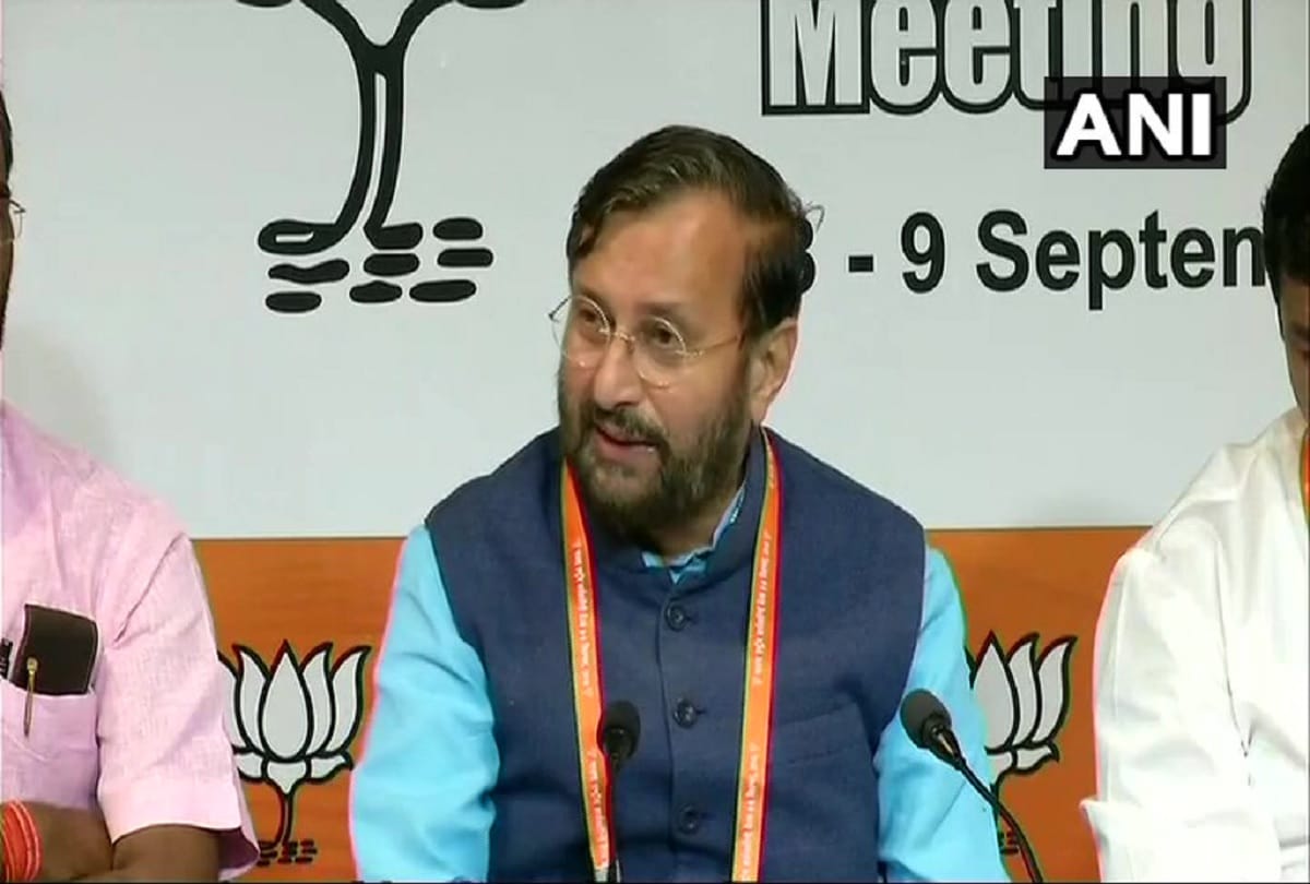Resolution of making 'India of dreams' till 2022 in  BJP National Executive Meeting