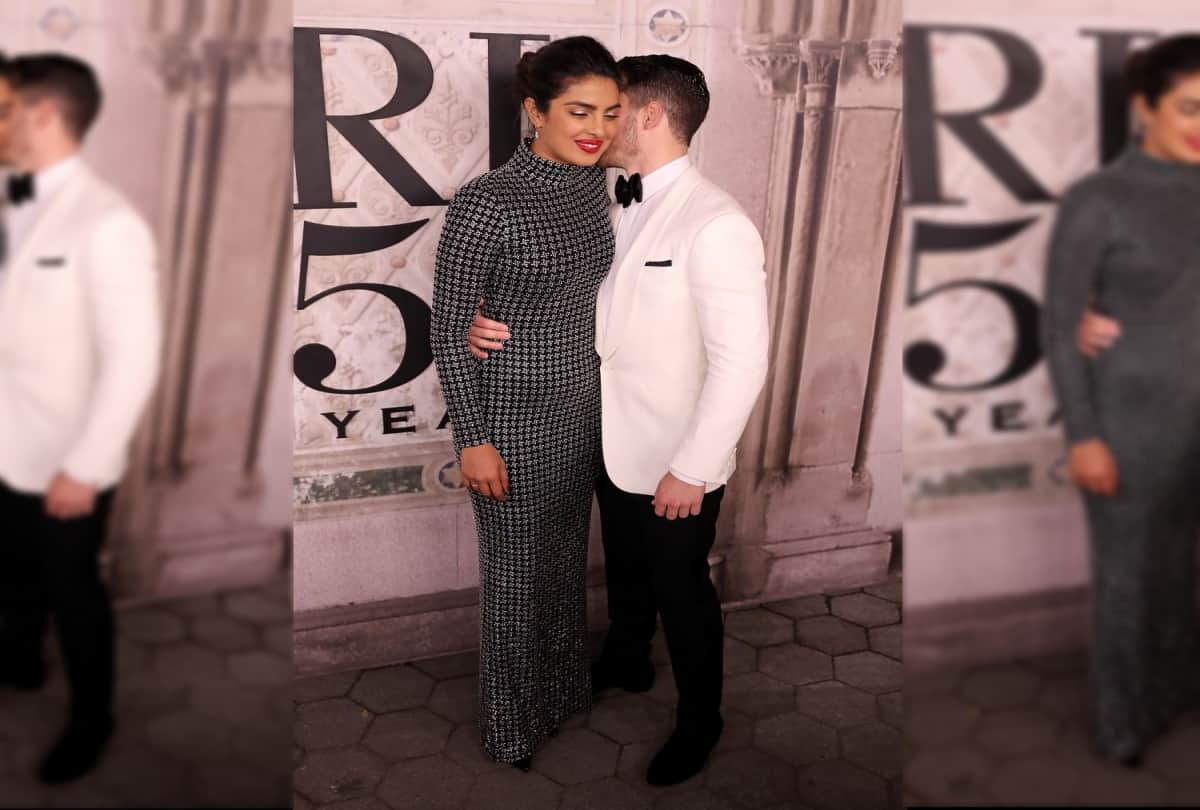 Priyanka Chopra and Nick Jonas at Ralph Lauren 50th Anniversary