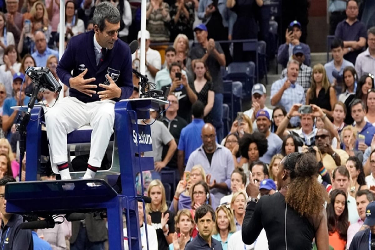 serena williams fight with umpire carlos ramos at us open 2018 final