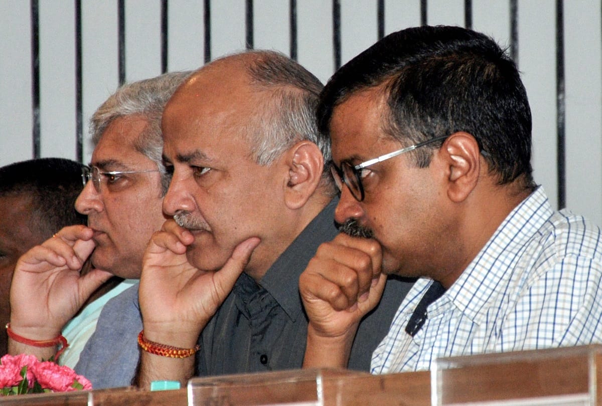 Bharat Bandh: Aam Aadmi Party appeared on a stage with Congress