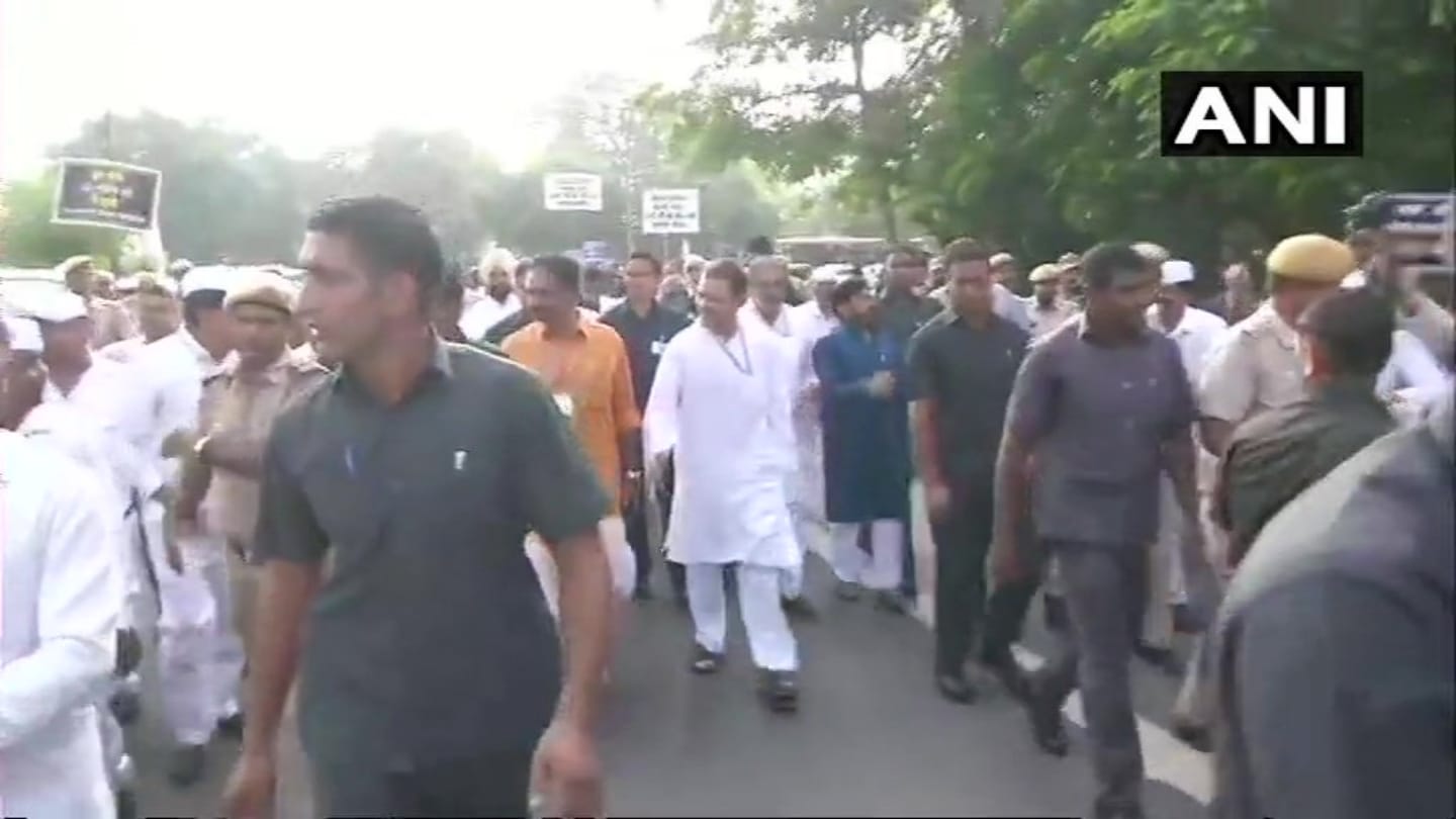 Watch through pictures, opposition calls bharat band over petrol diesel prices