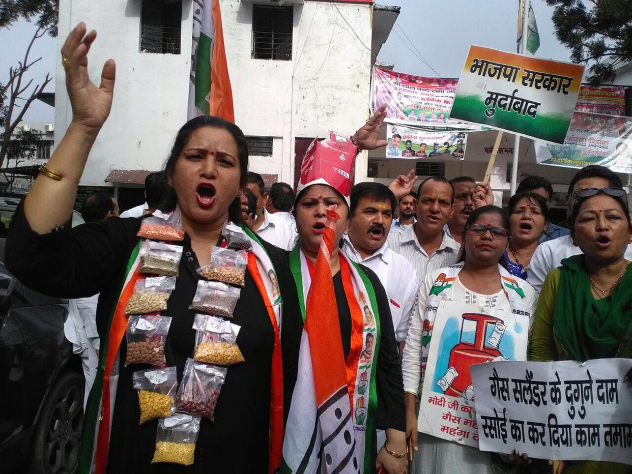 congress bharat bandh in uttarakhand