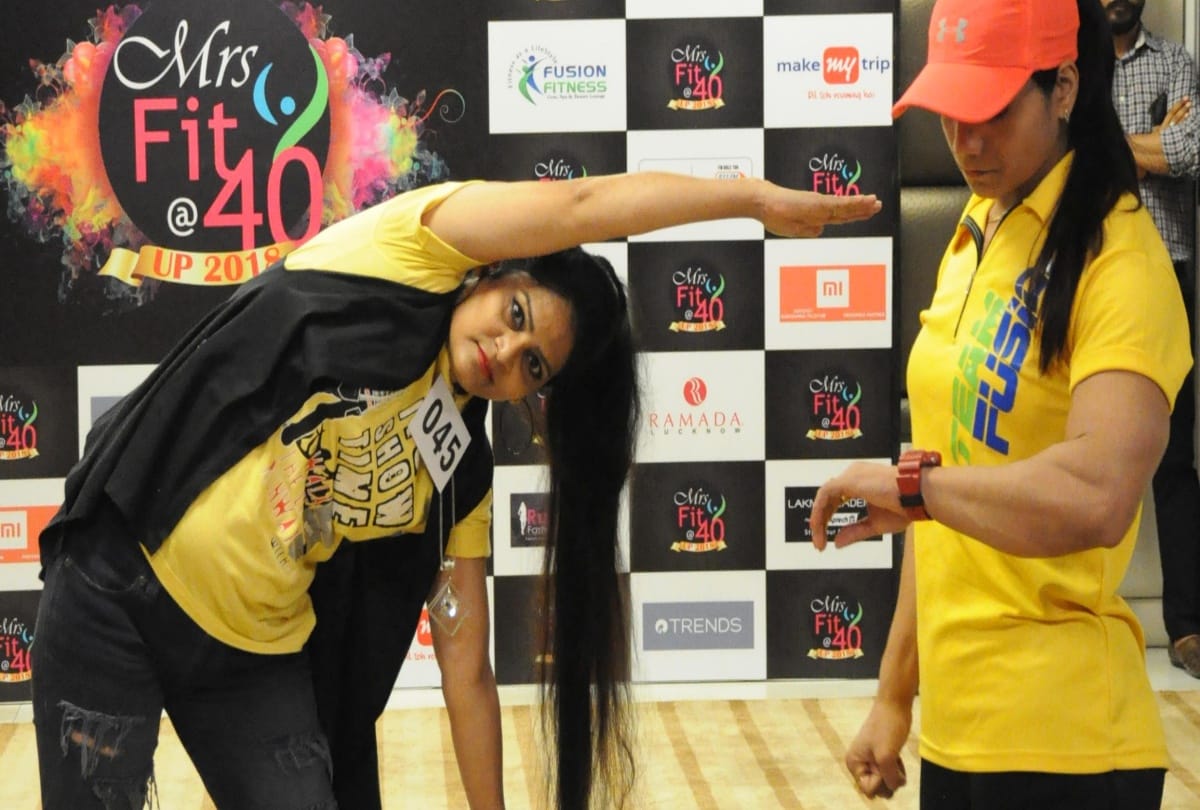 audition of Mrs fit at 40 in lucknow