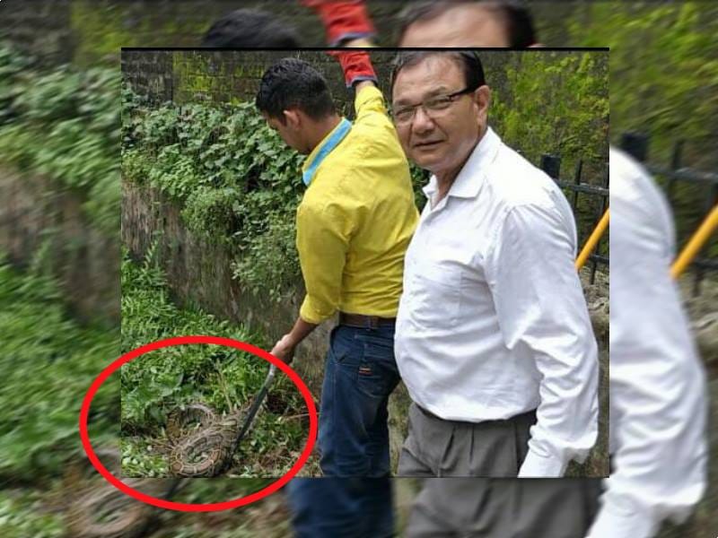 35 kg python found at rishikul vidhyapeeth haridwar