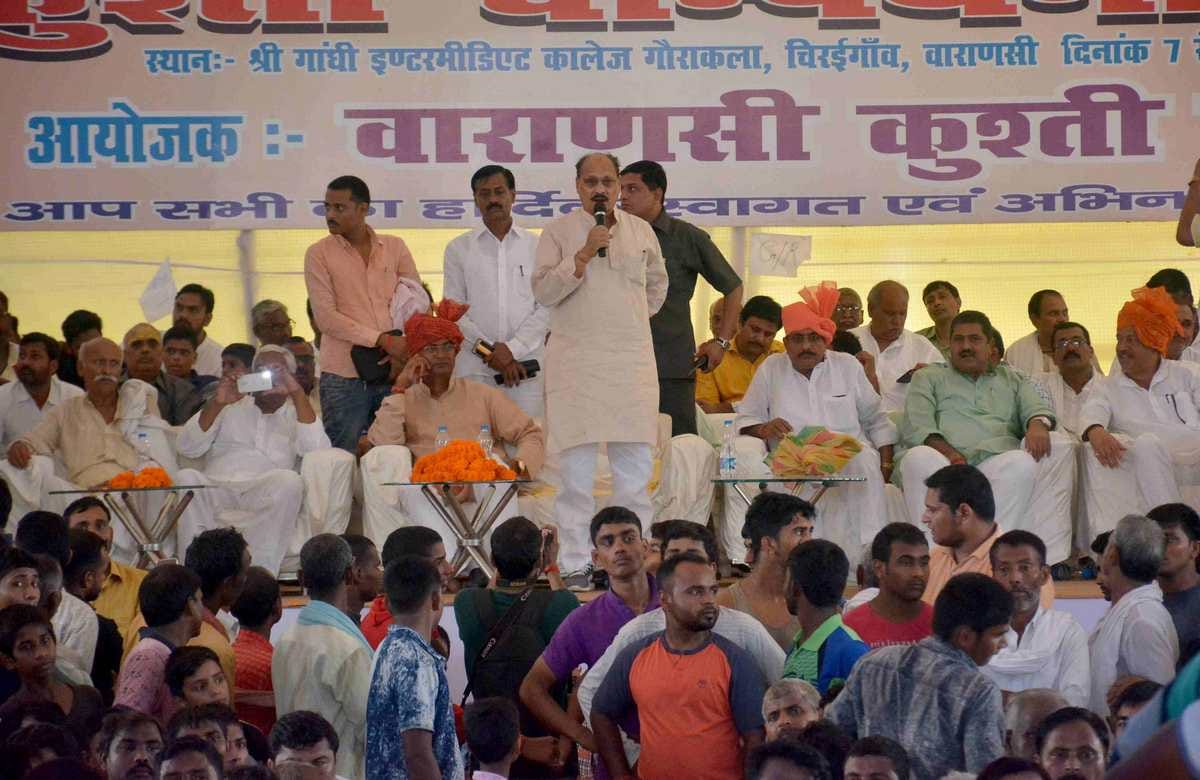 State level wrestling championship second day in varanasi
