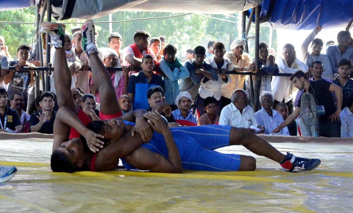 State level wrestling championship last day in varanasi