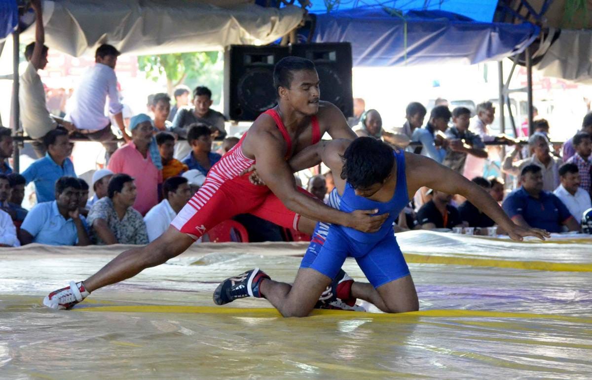State level wrestling championship last day in varanasi