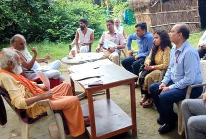Central Government team meets swami sanand in haridwar for brake death Strike