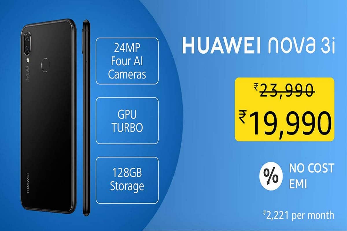 Amazon India Grand sale: Buy Huawei smartphone with upto 10,000 discounts