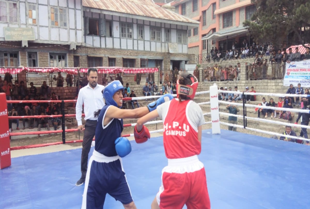 Inter-College Women's boxing competition commenced in Kinnaur
