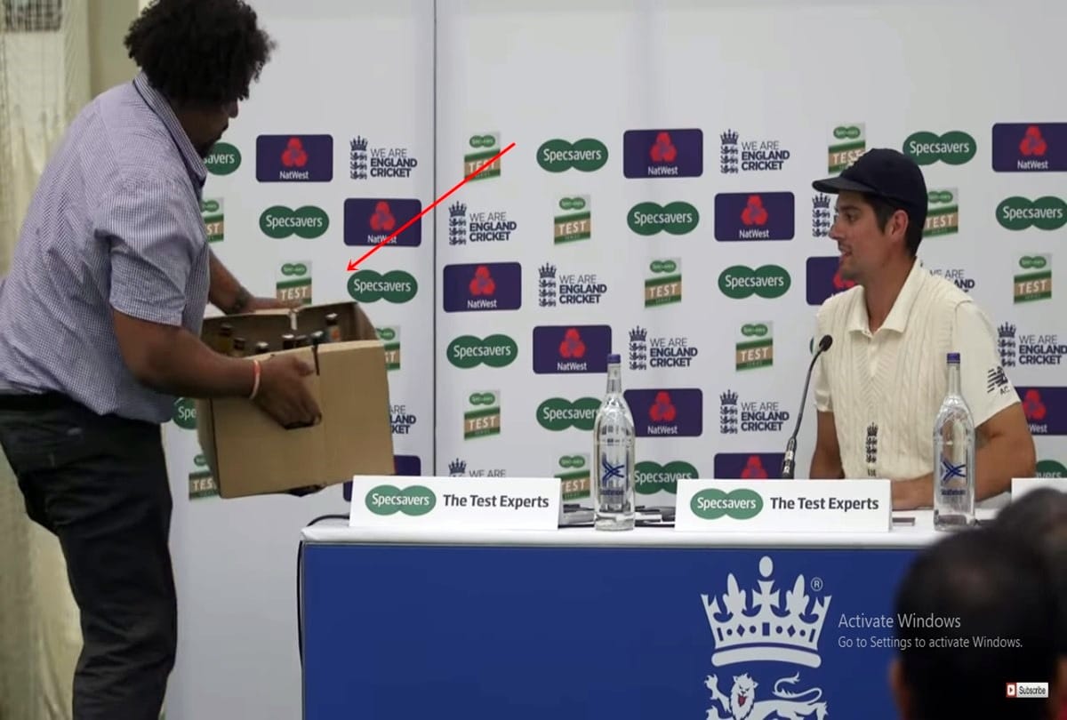 Alastair Cook Gifted 33 Beer Bottles as Farewell Gift From British Media after his last test