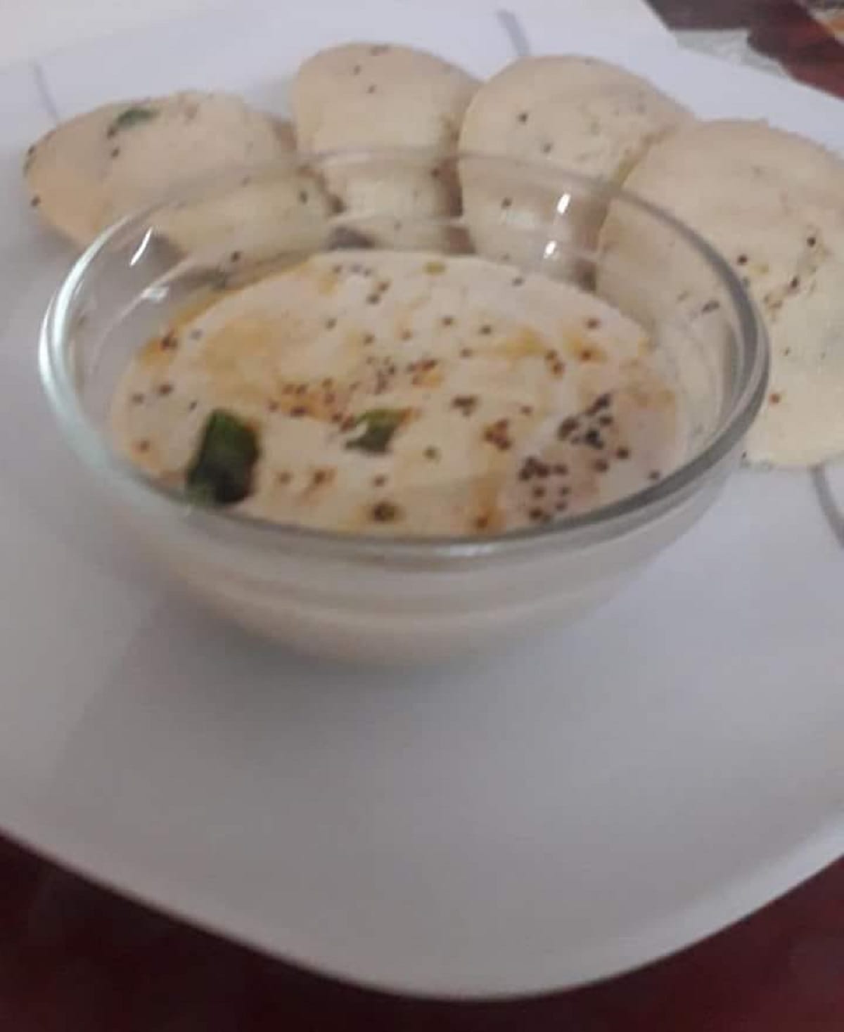 It is only fun to eat Idli sambhar after morning walk