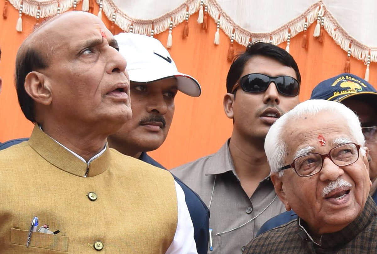 Home Minister Rajnath Singh in Kanpur