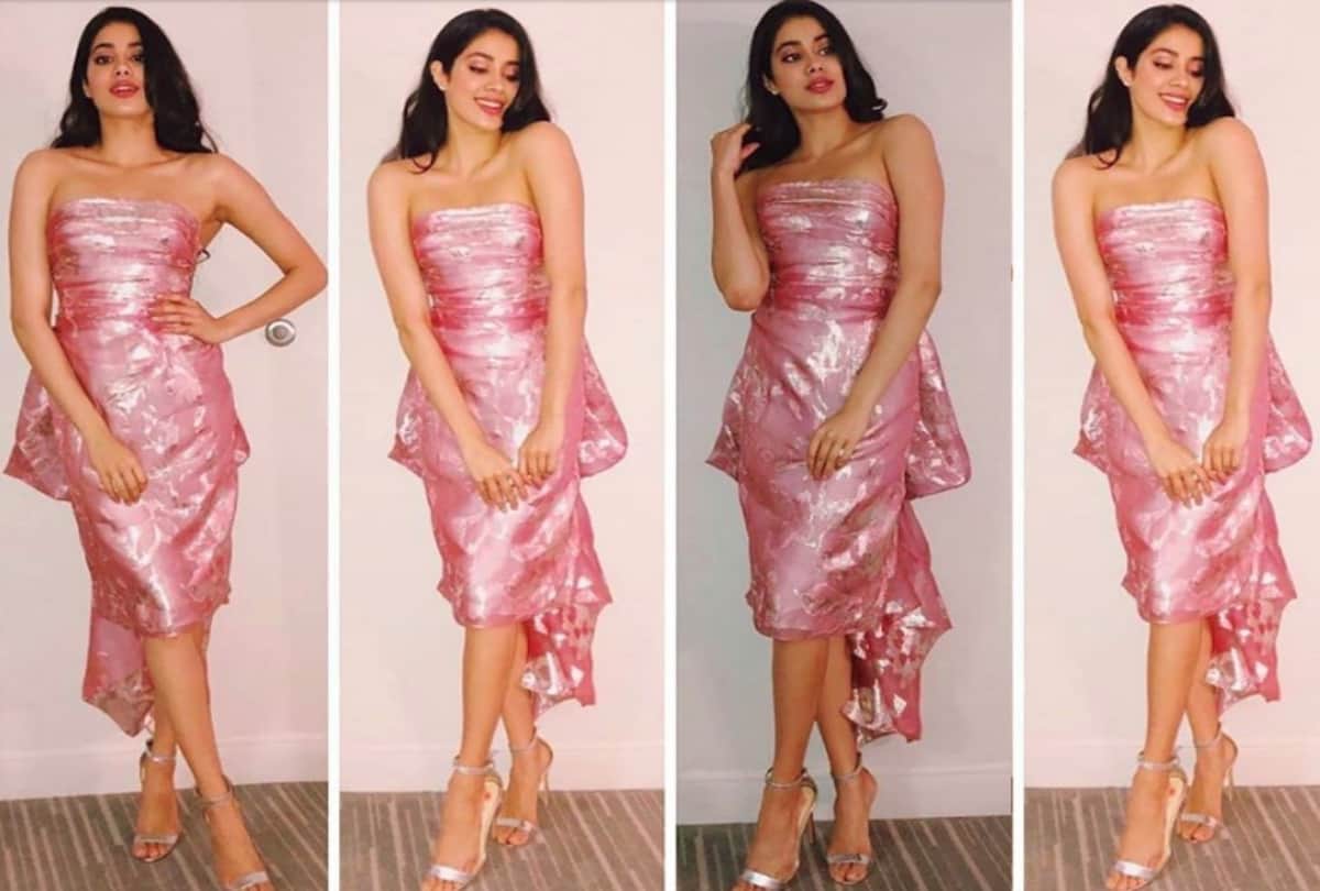 Janhvi Kapoor looks stunning in Pink Dress at WIFT Event