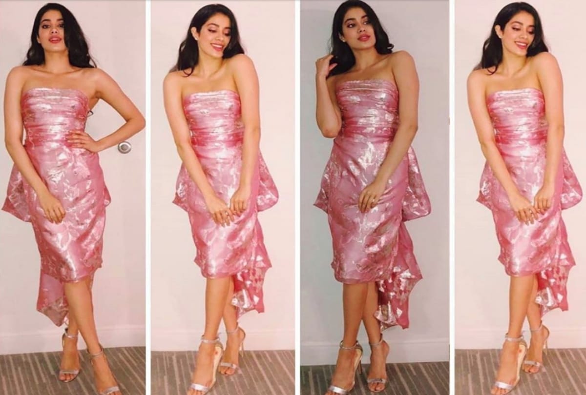janhvi kapoor troll once again on her pink dress