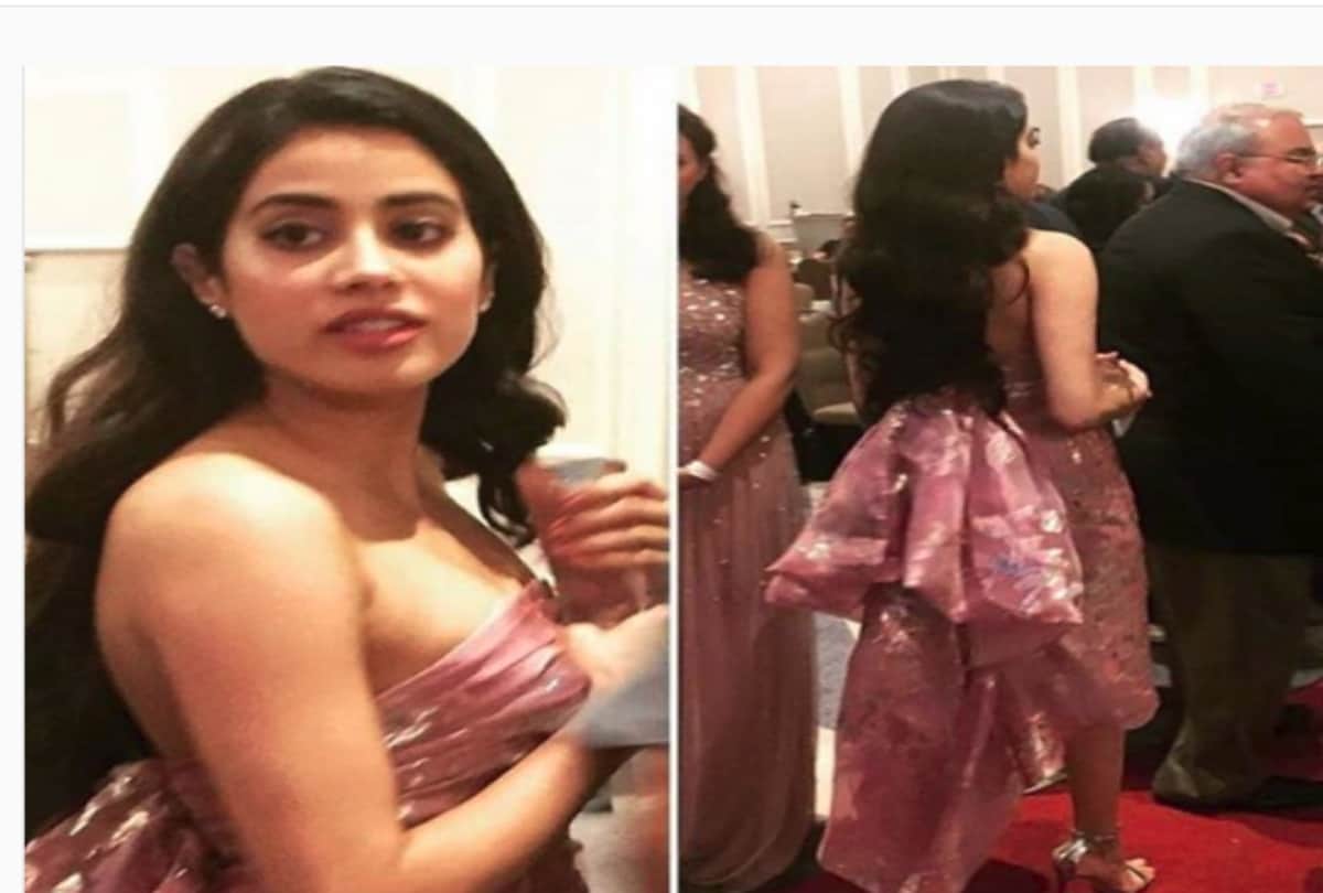 Janhvi Kapoor looks stunning in Pink Dress at WIFT Event