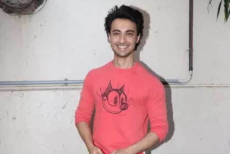 aayush sharma and warina hussain get romantic at loveratri promotional event