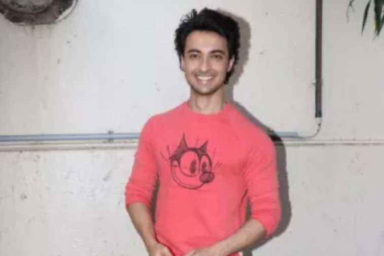 aayush sharma and warina hussain get romantic at loveratri promotional event