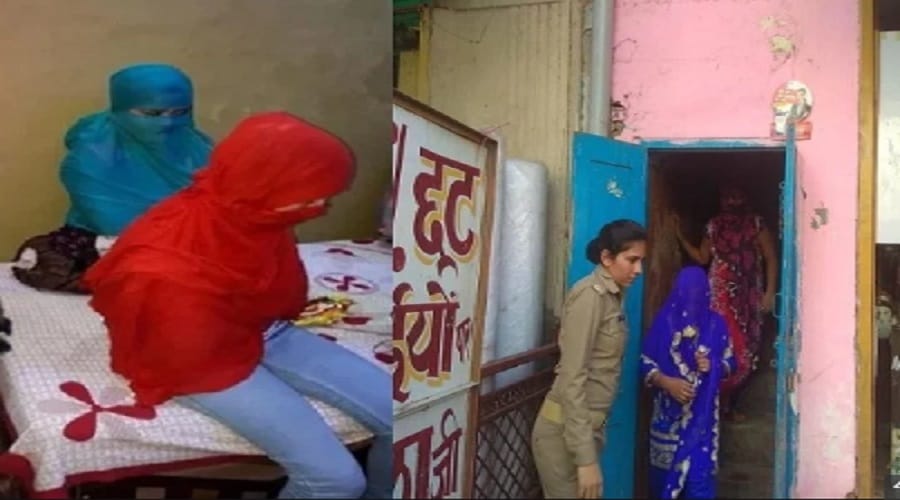 Police raids in Red Light Area in Meerut, and girl narrated a painful story