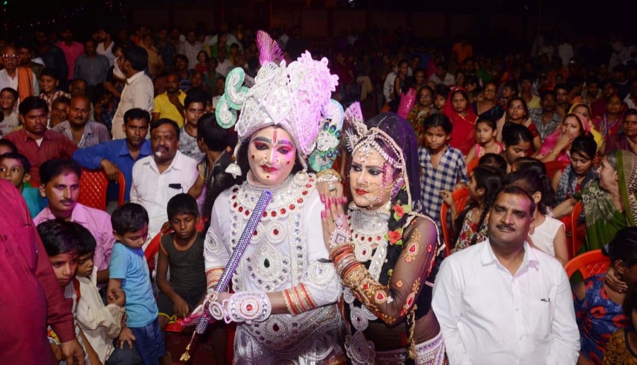 Kumbh 2019 krishna leela program in kumbh mela prayagraj