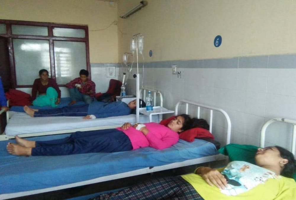 14 Girls Hospitalised after ate food in hostel tehri school